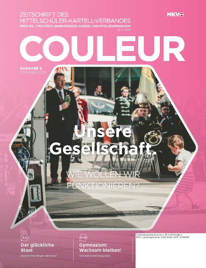 Couleur 2/19 – Unsere Gesellschaft. Wie wollen wir funktionieren?