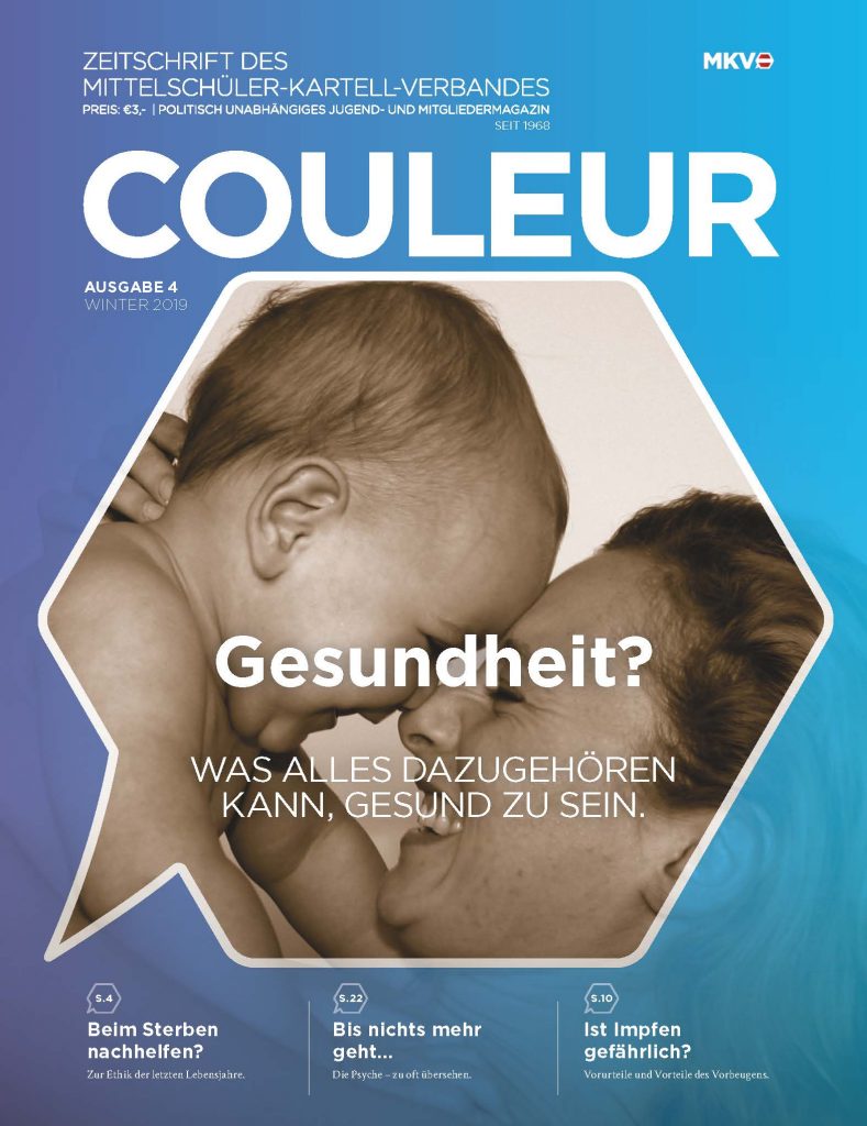 Couleur 4/19 – Gesundheit? Was alles dazugehören kann, gesund zu sein.