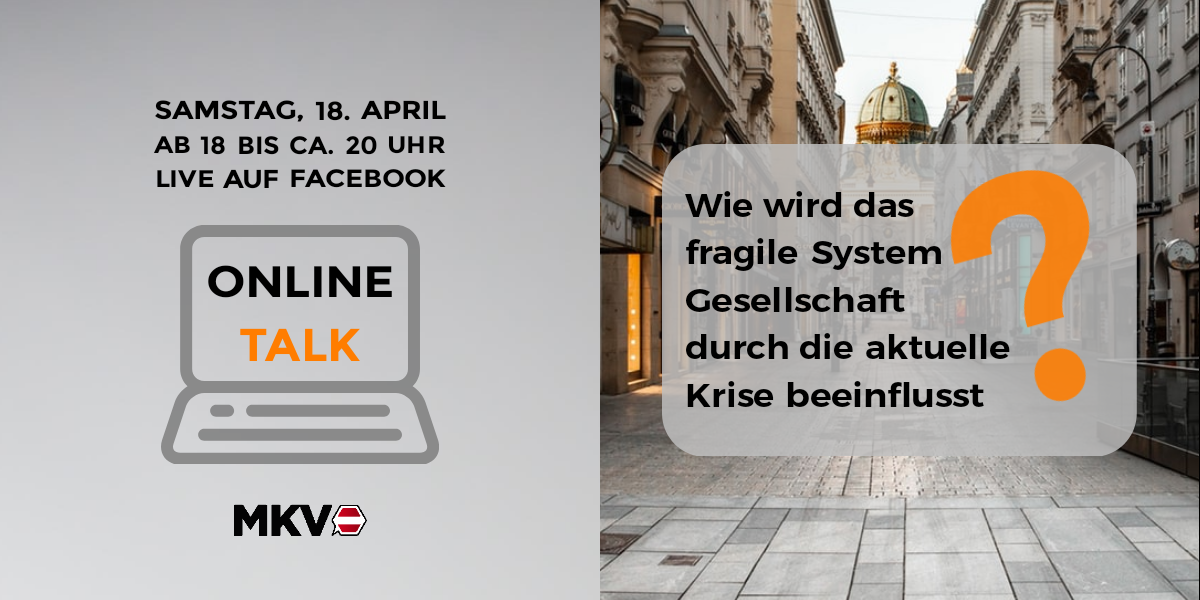 Online-Talk: “Wie wird das fragile System Gesellschaft durch die Krise beeinflusst?”