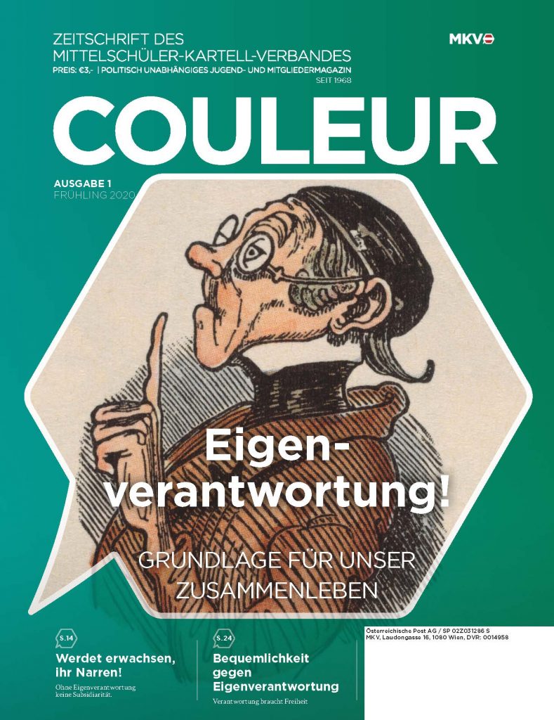 Couleur 1/20 – Eigenverantwortung! Grundlage für unser Zusammenleben