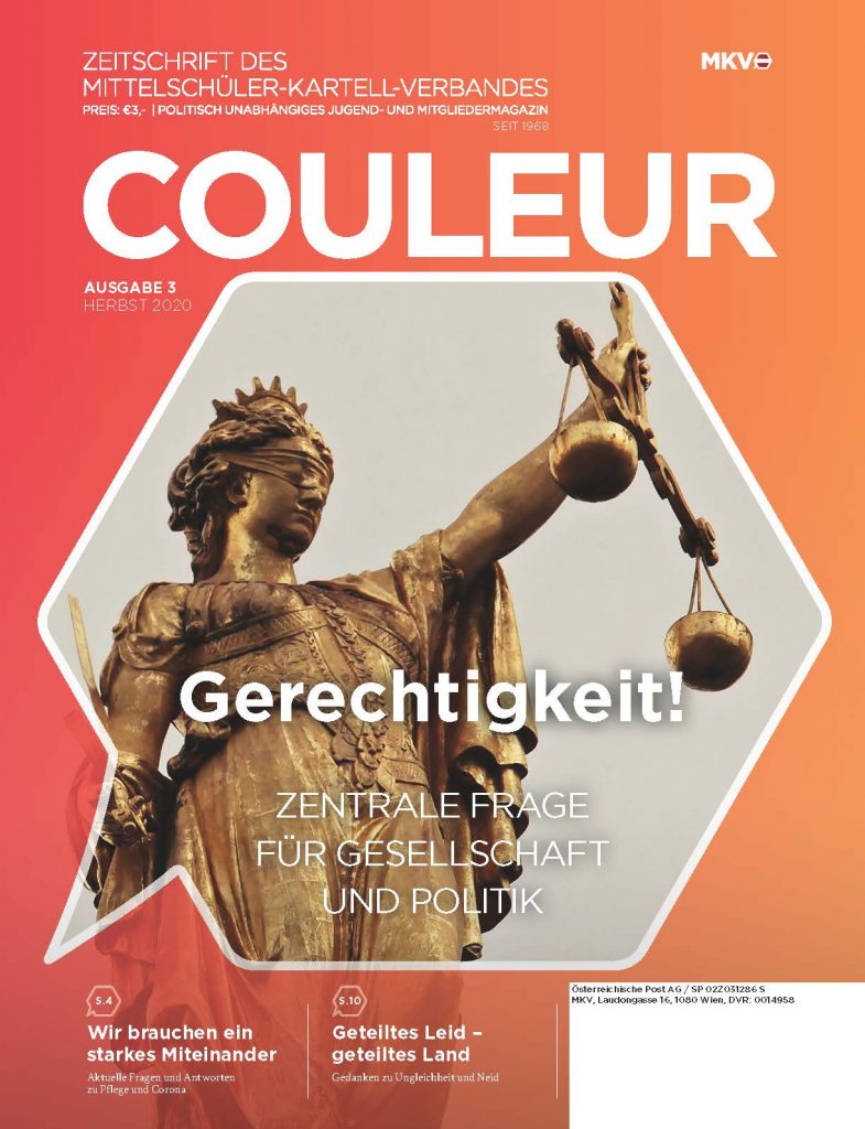 Couleur 3/20 – Gerechtigkeit! Zentrale Frage für Gesellschaft und Politik