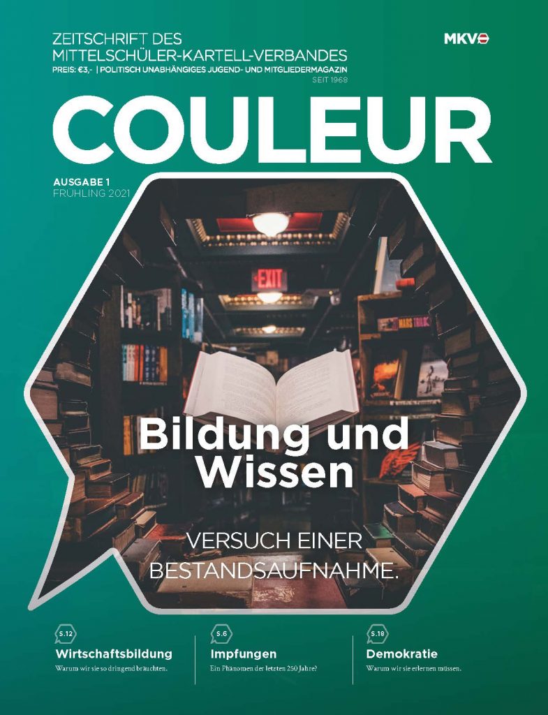 Couleur 1/21 – Bildung und Wissen – Versuch einer Bestandsaufnahme