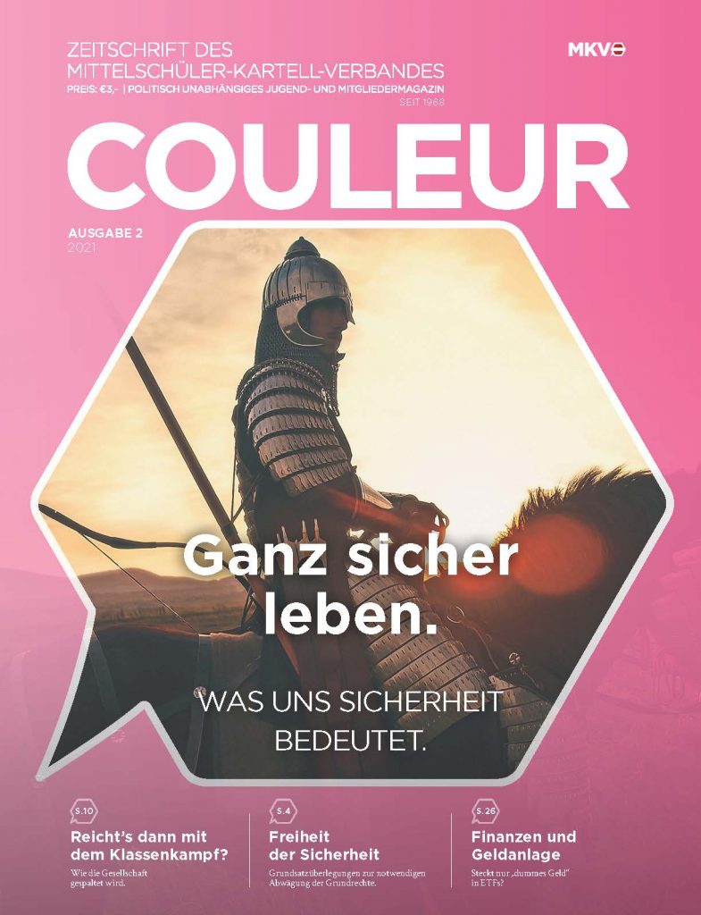 Couleur 2/21 – Ganz sicher leben. Was uns Sicherheit bedeutet.