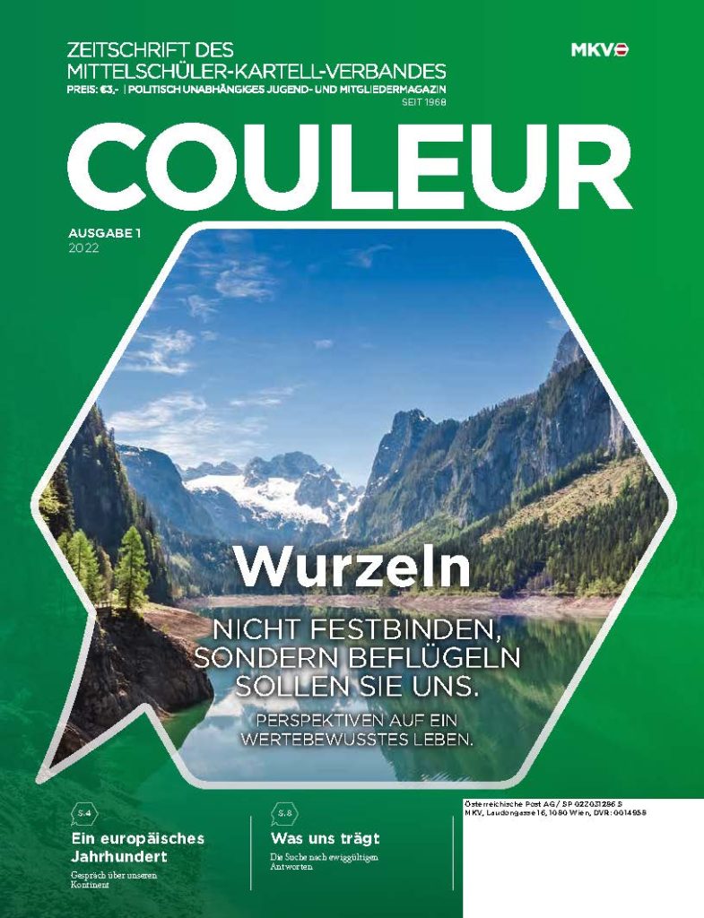 Couleur 1/22 – Wurzeln – Nicht festbinden, sondern beflügeln sollen wie uns.
